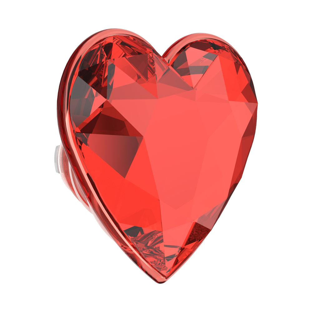 Crystal Heart Rosso — MagSafe PopGrip - US 64486