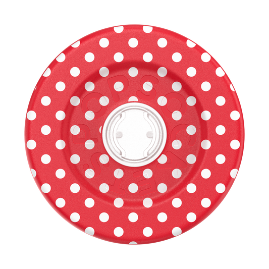 Polkadot Red — MagSafe Round Base - US 23064