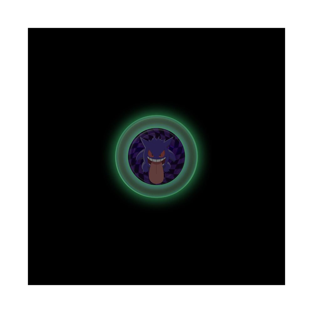 Glow in the Dark Ghost Gengar — MagSafe PopGrip - US 31074
