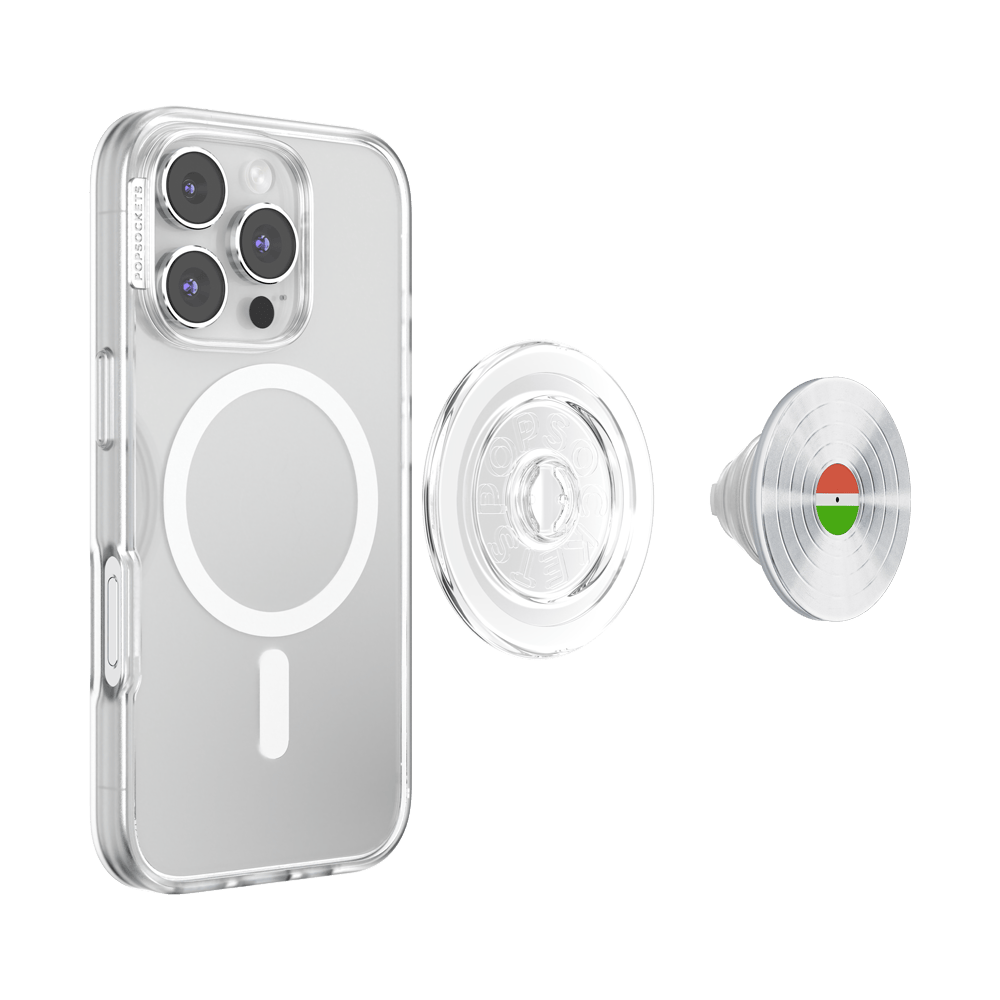 Backspin Aluminum 45rpm Silver — MagSafe PopGrip - US 43909