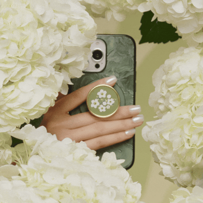 Enamel Floral Relief — MagSafe PopGrip - US 11754