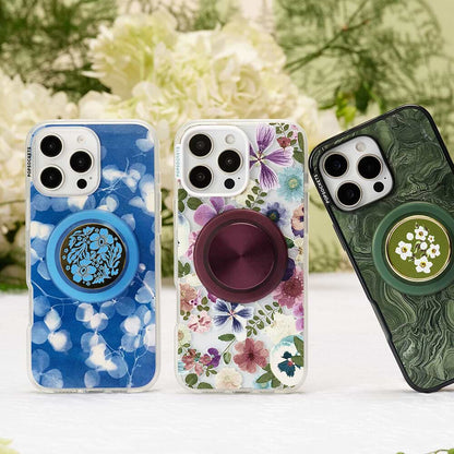 Enamel Floral Relief — MagSafe PopGrip - US 11754