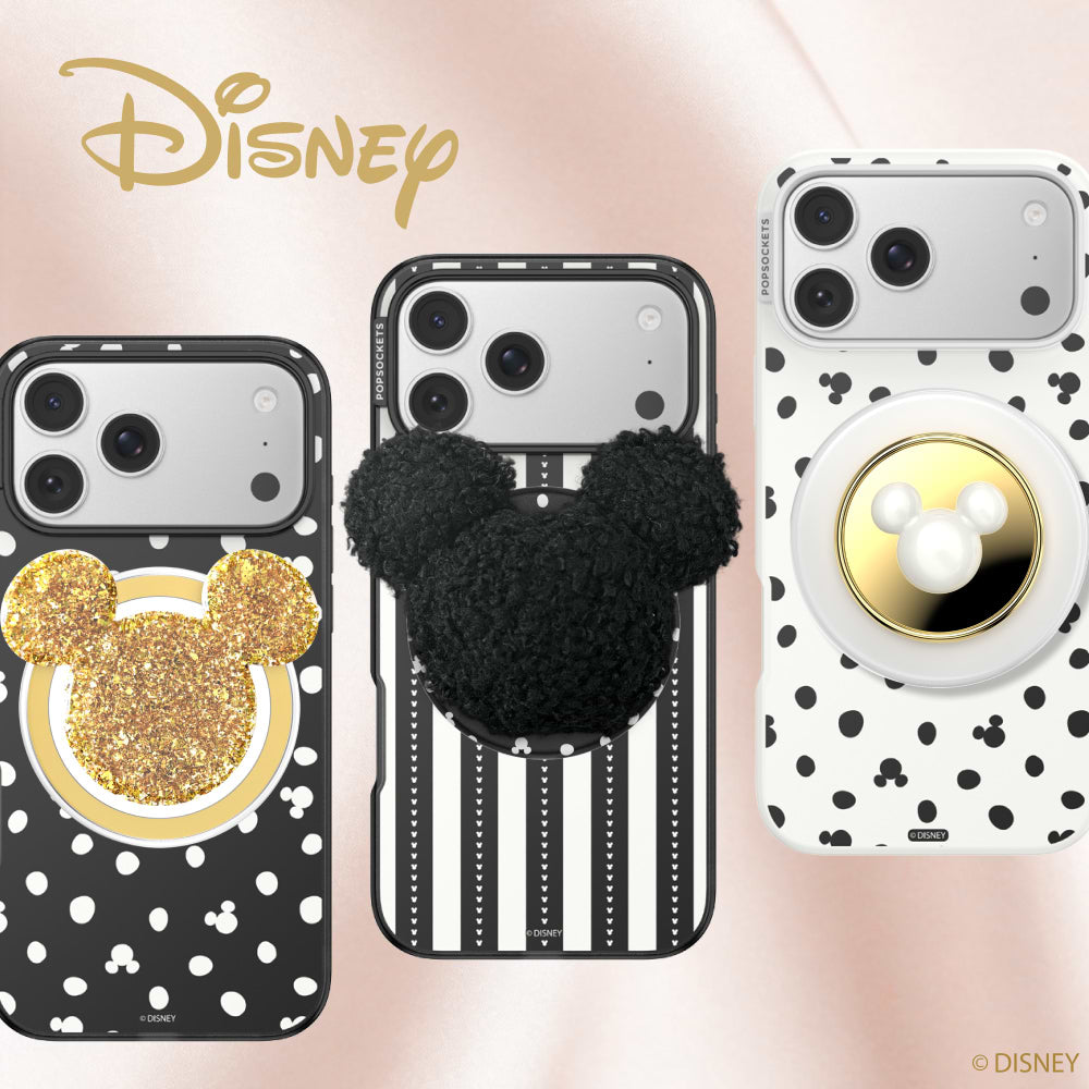 Translucent Black Mickey Polka Dot — iPhone 14 Pro Max MagSafe Case - US 05674