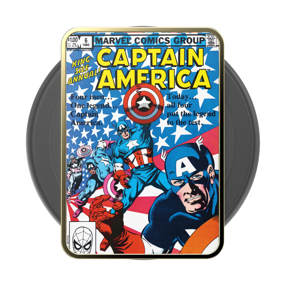 Enamel Captain America Comic Book — MagSafe PopGrip - US 93567