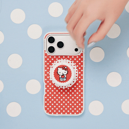 Cherry Red Polka Dot — iPhone 17 MagSafe Case - US 76712