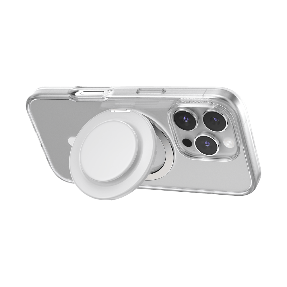 Glossy White — MagSafe Kick-Out Grip & Stand - US 38086