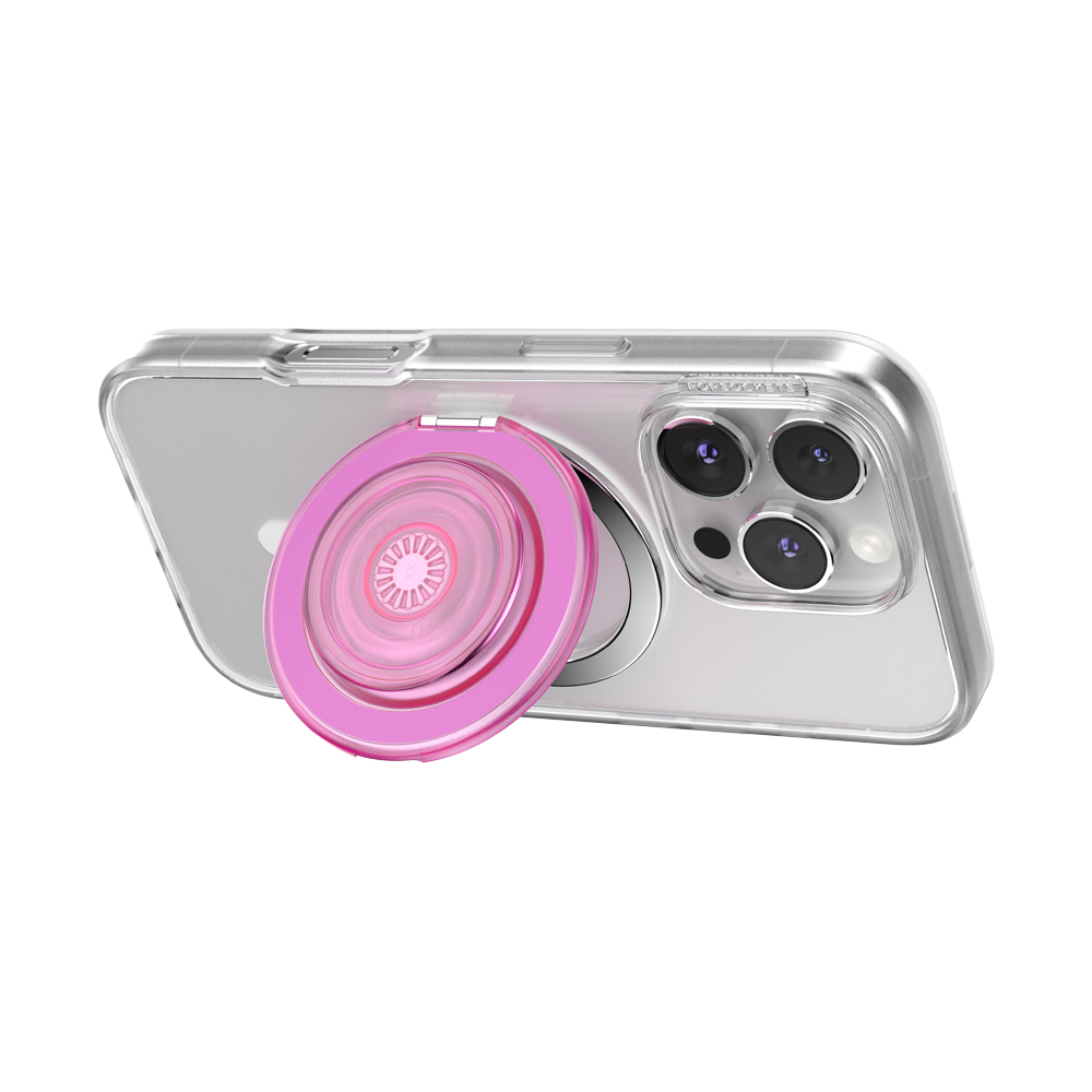 Translucent Baby Pink — MagSafe Kick-Out Grip & Stand - US 03132