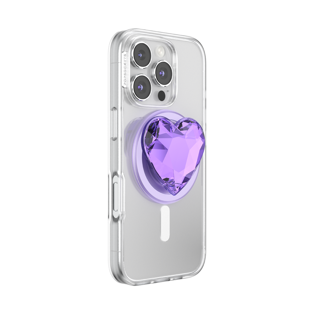 Crystal Heart Lavender —  MagSafe PopGrip - US 91218
