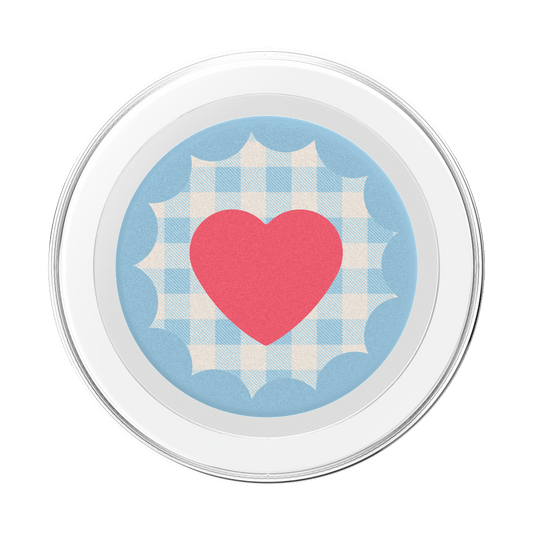 Gingham Heart —  MagSafe PopGrip - US 64286