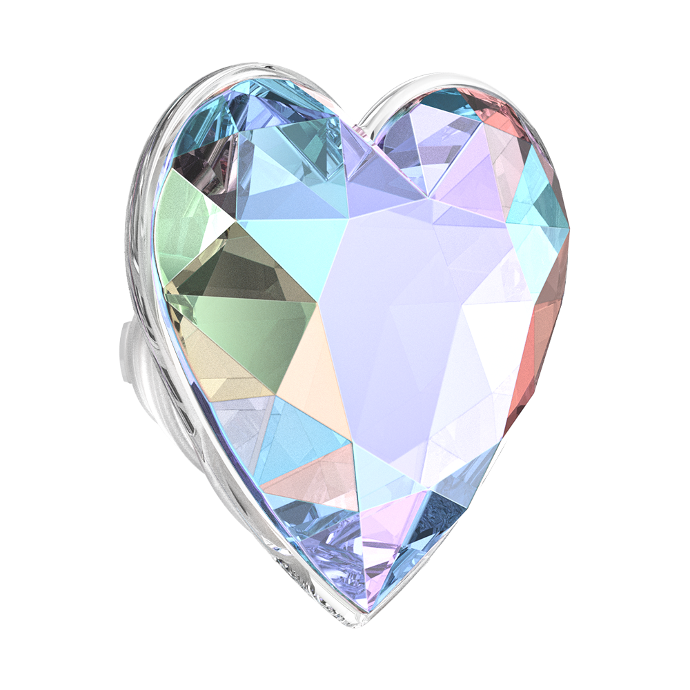Iridescent Dichroic Heart — PopTop - US 65211