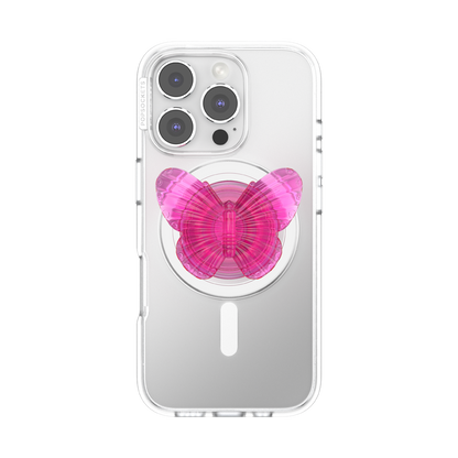 Molded Butterfly Magenta — MagSafe PopGrip - US 53575