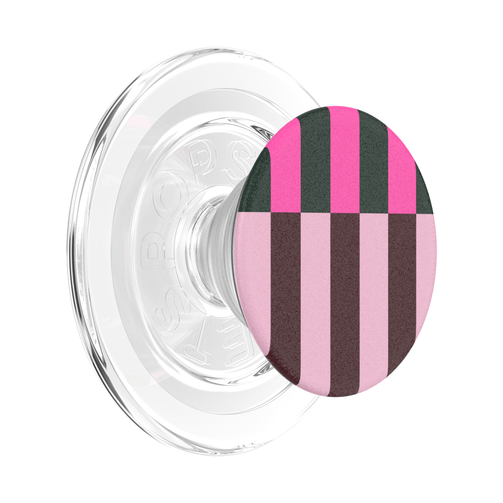 Pop of Pink Stripe — MagSafe PopGrip - US 12797