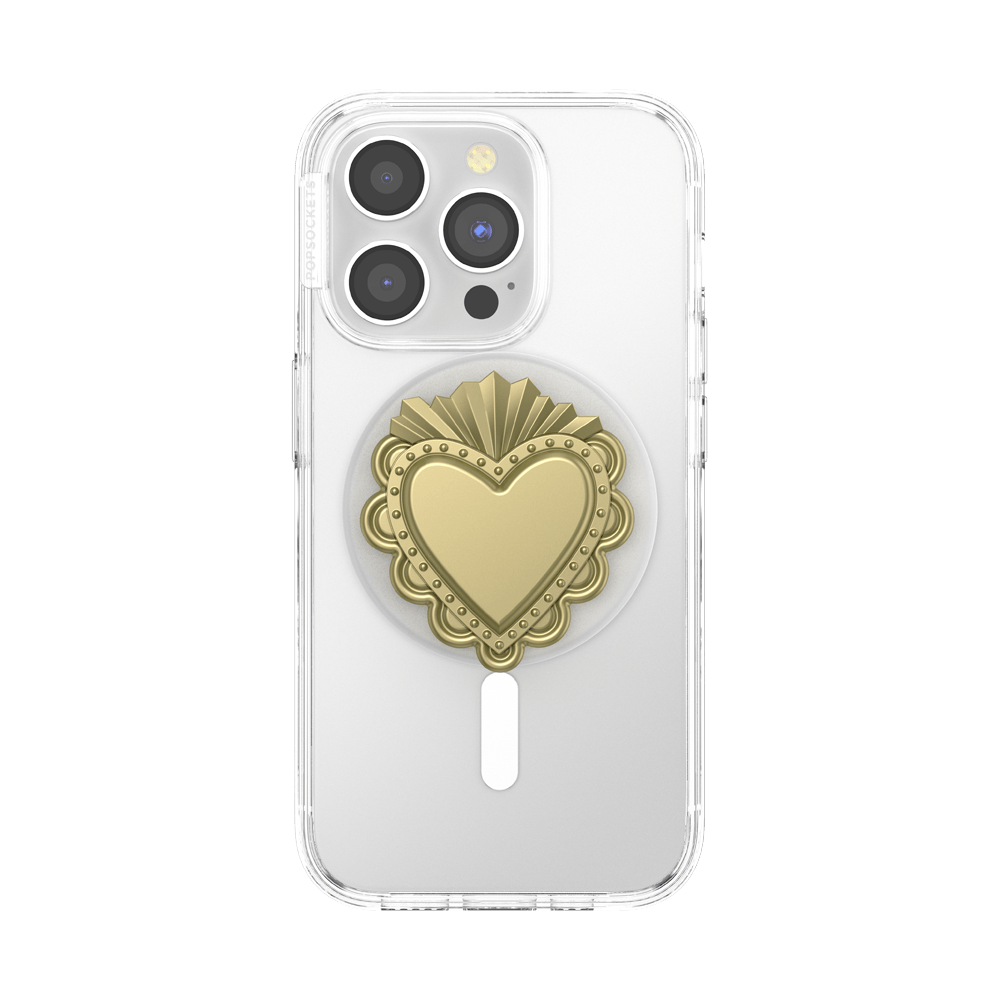 PopOut Sacred Heart Gold — MagSafe PopGrip - US 16465