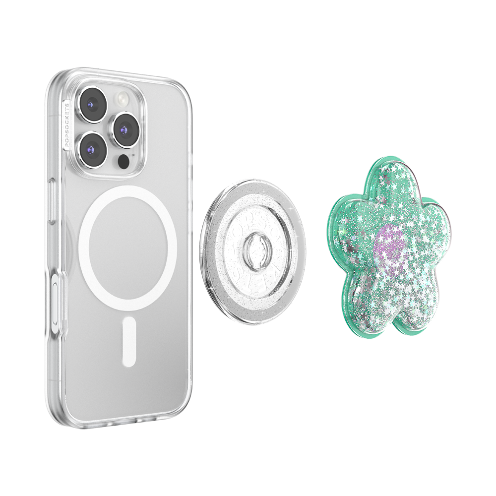 Tidepool Squishy Daisy Turquoise — MagSafe PopGrip - US 21902
