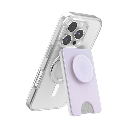 Opalescent White — MagSafe Kick-Out PopWallet+ & Stand - US 70479