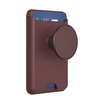 Aluminum Oxblood — Softgoods MagSafe PopWallet+ - US 63926