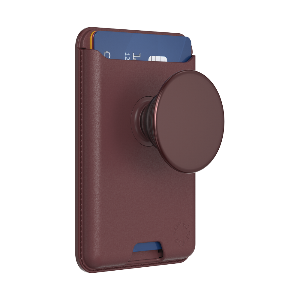 Aluminum Oxblood — Softgoods MagSafe PopWallet+ - US 24881