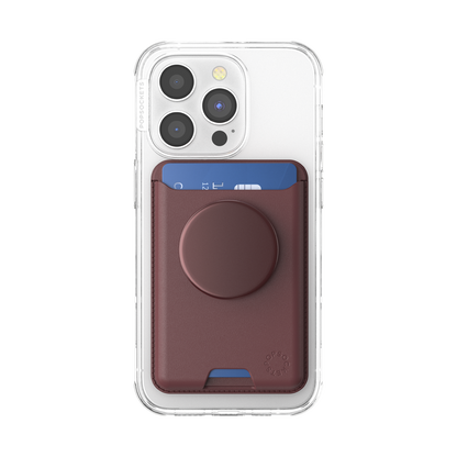 Aluminum Oxblood — Softgoods MagSafe PopWallet+ - US 98368