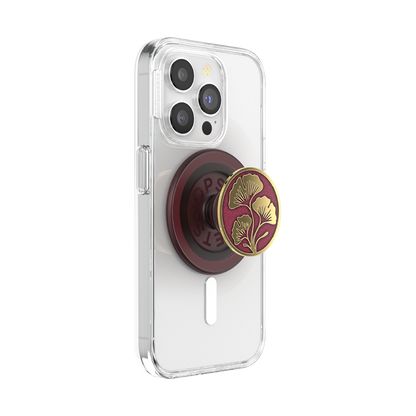 Enamel Ginkgo Oxblood — MagSafe PopGrip - US 33880