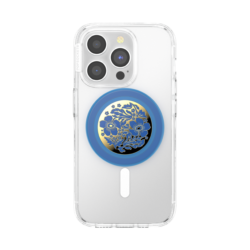 Enamel Lace Blue Vermeer — MagSafe PopGrip - US 00077