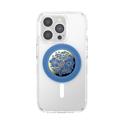 Enamel Lace Blue Vermeer — MagSafe PopGrip - US 67574