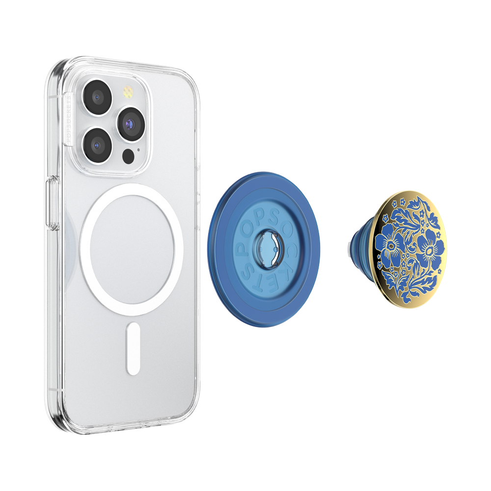 Enamel Lace Blue Vermeer — MagSafe PopGrip - US 67574