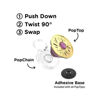 Enamel Sun Jewel Mauve — PopTop - US 73314