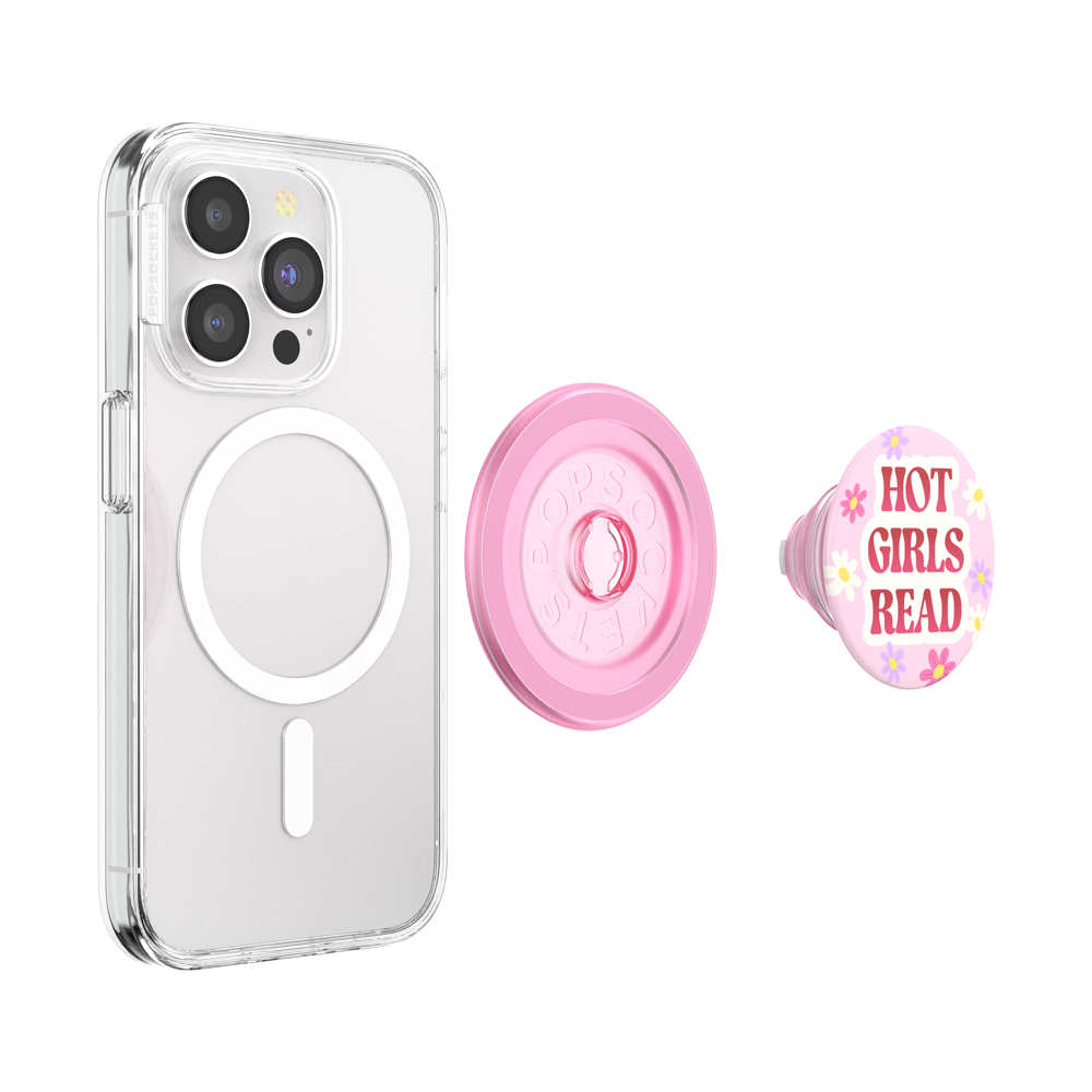 Hot Girls Read Pink — MagSafe PopGrip - US 76170