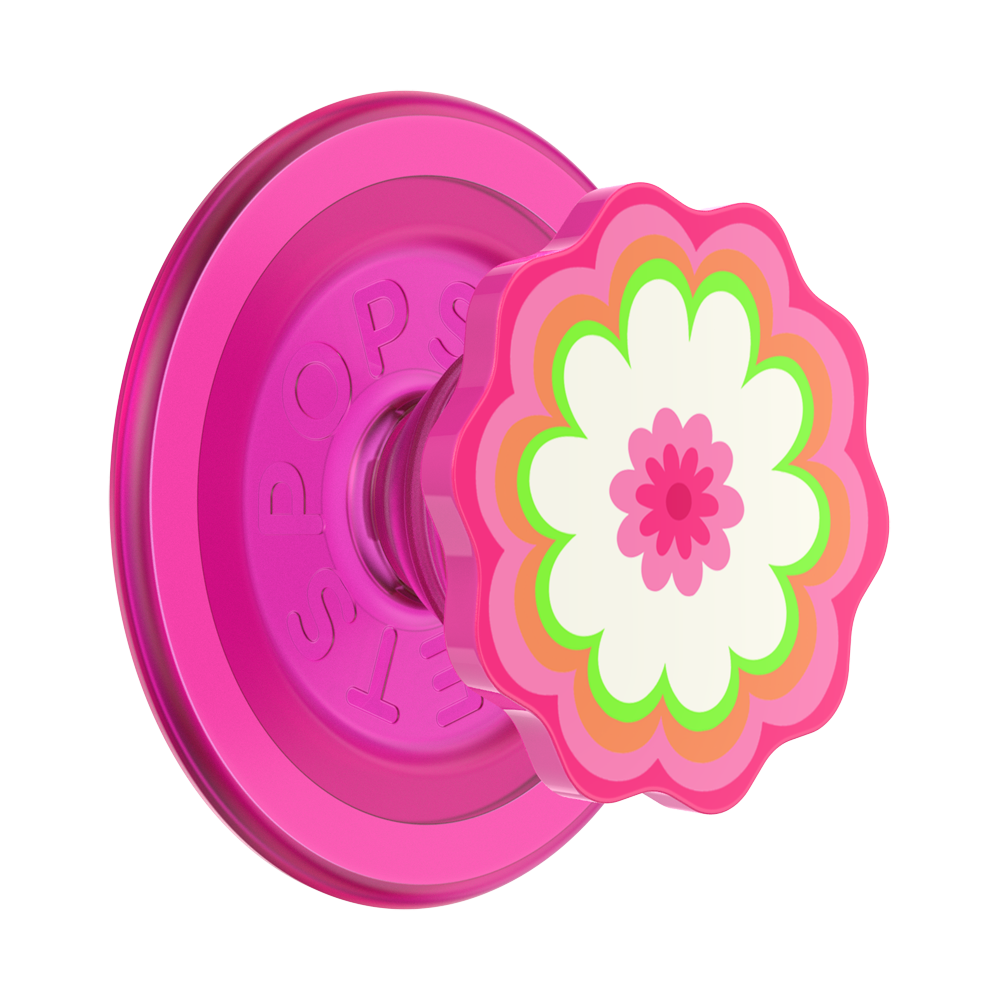Molded Flower Kaleidoscope Pink — MagSafe PopGrip - US 72861