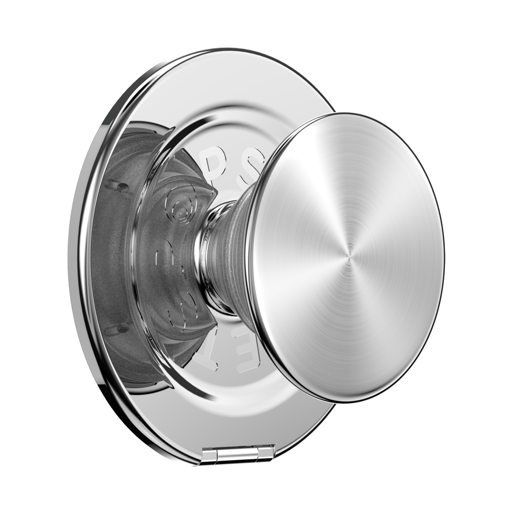 Aluminum Radial Silver —  MagSafe Kick-Out Grip & Stand - US 62630