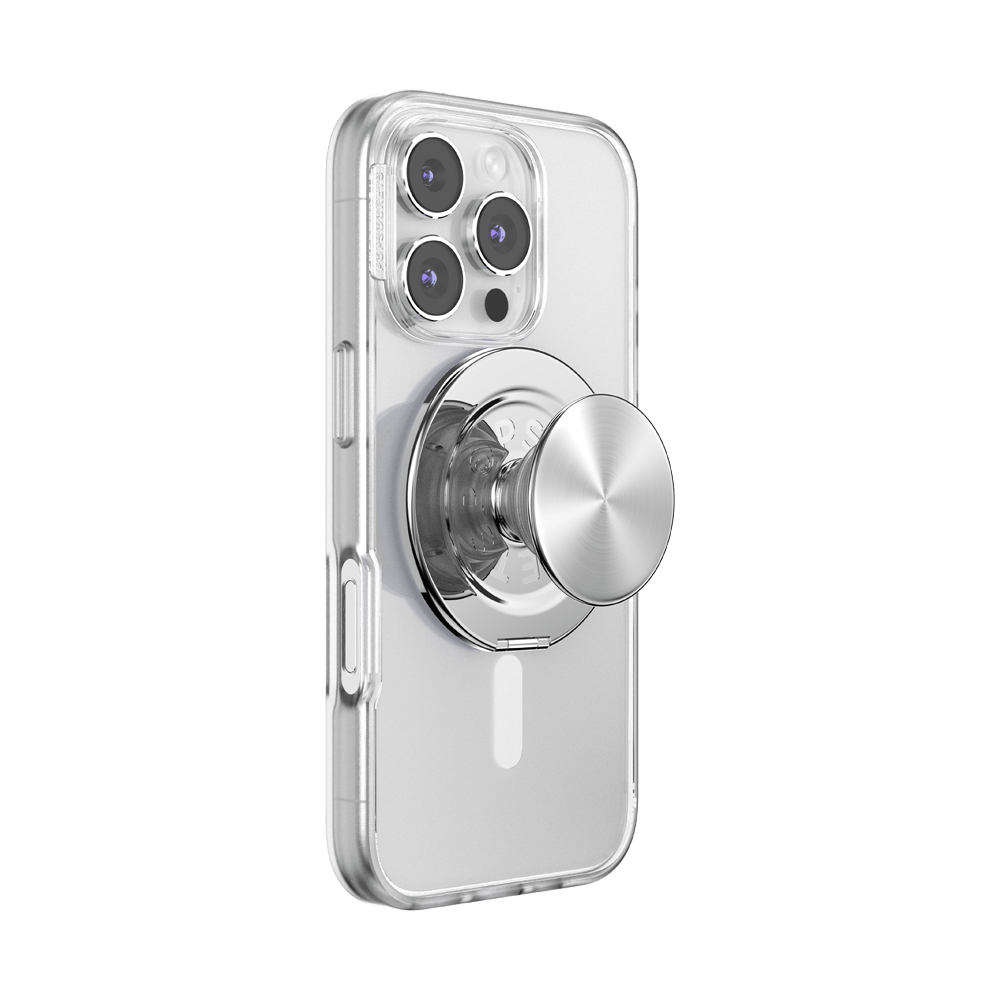 Aluminum Radial Silver —  MagSafe Kick-Out Grip & Stand - US 13101