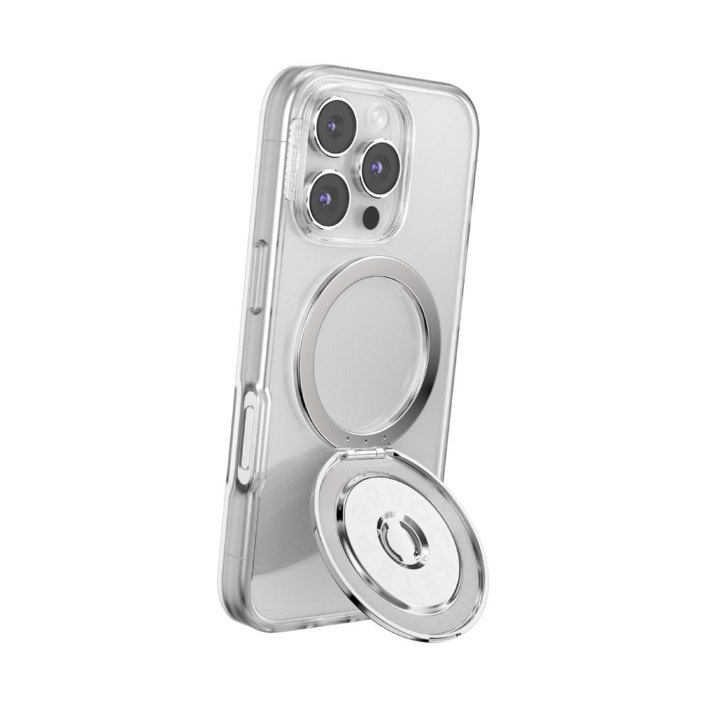Aluminum Radial Silver —  MagSafe Kick-Out Grip & Stand - US 13101