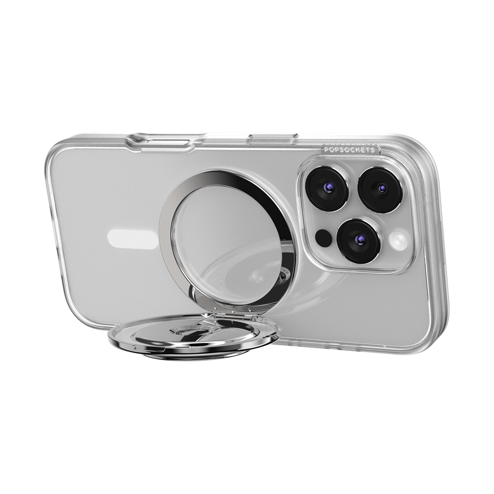 Aluminum Radial Silver —  MagSafe Kick-Out Grip & Stand - US 82304