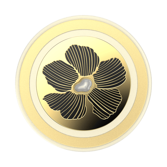 Enamel Mae Flower with Pearl — MagSafe PopGrip - US 33514