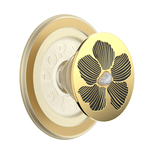 Enamel Mae Flower with Pearl — MagSafe PopGrip - US 33514