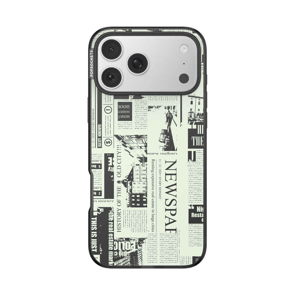 Hot off the Press Black — iPhone 17 Pro Max MagSafe Case - US 07614