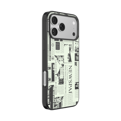 Hot off the Press Black — iPhone 17 Pro Max MagSafe Case - US 86391
