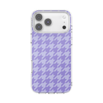 Lilac Houndstooth — iPhone 17 Pro Max MagSafe Case - US 21862