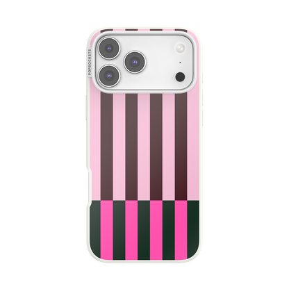 Pop of Pink Stripe — iPhone 17 Pro Max MagSafe Case - US 65940