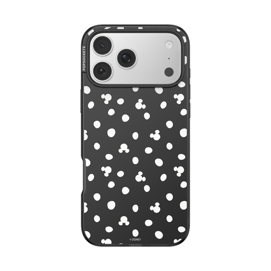 Translucent Black Mickey Polka Dot — iPhone 17 Pro Max MagSafe Case - US 54055