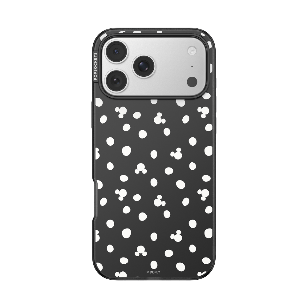 Translucent Black Mickey Polka Dot — iPhone 17 Pro Max MagSafe Case - US 97313
