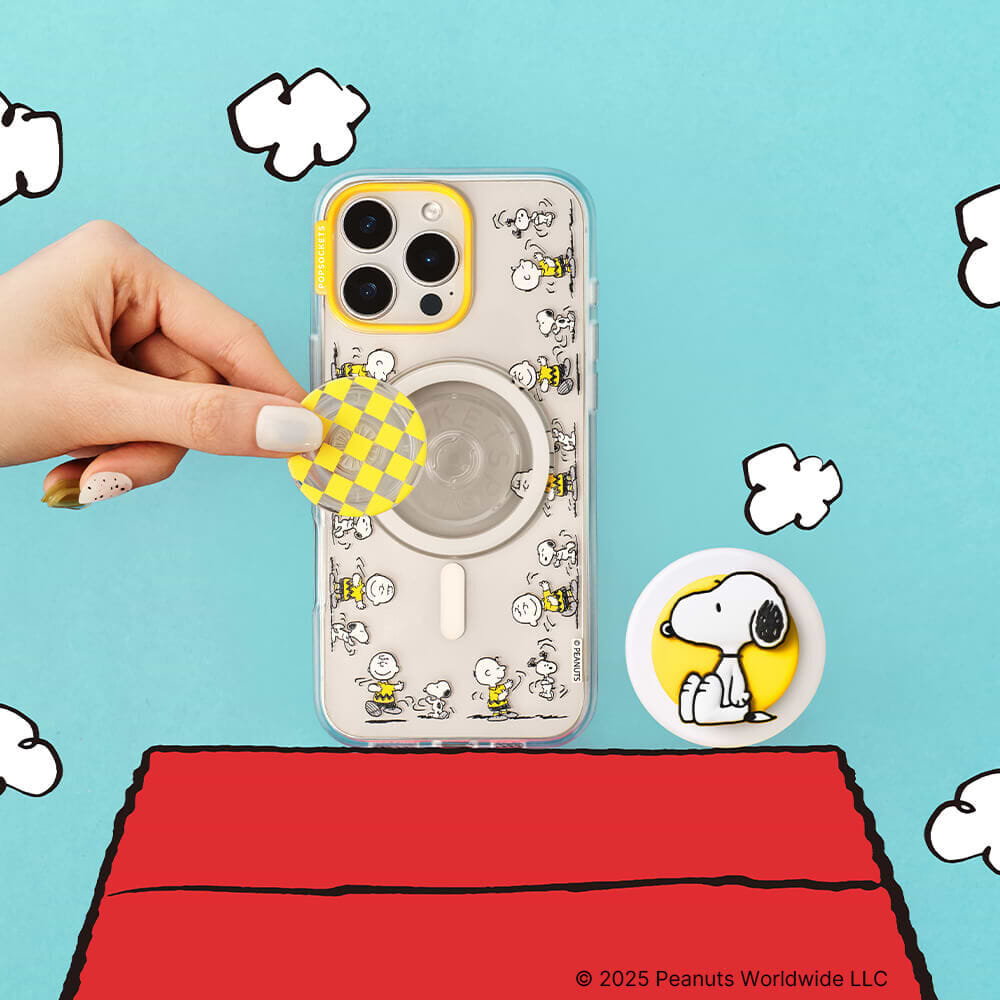 PopOut Sitting Snoopy — MagSafe PopGrip - US 63490