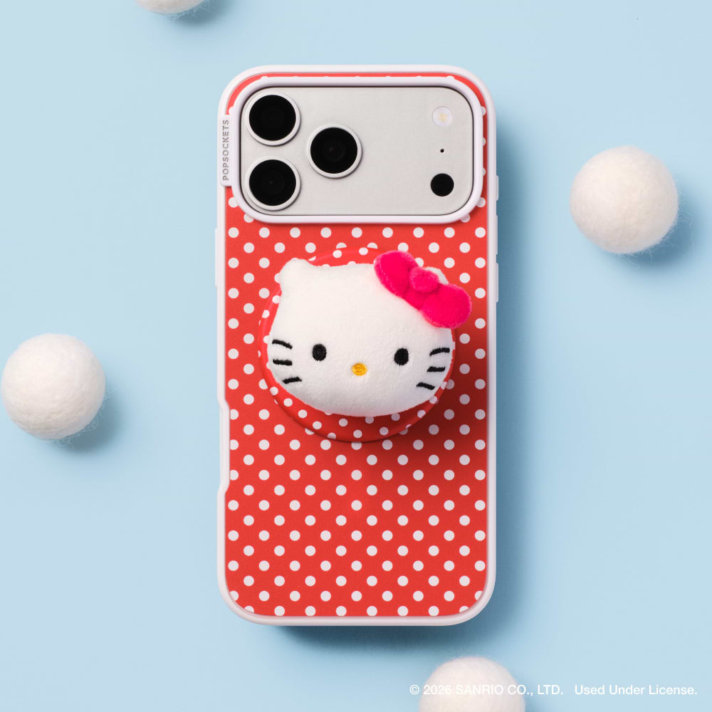 Cherry Red Polka Dot — iPhone 14 Plus MagSafe Case - US 09977