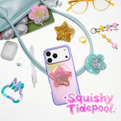 Tidepool Squishy Daisy Pink — MagSafe PopGrip - US 52612