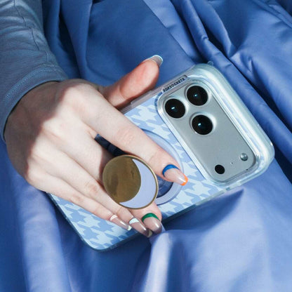 Lilac Houndstooth — iPhone 17 Pro Max MagSafe Case - US 95158