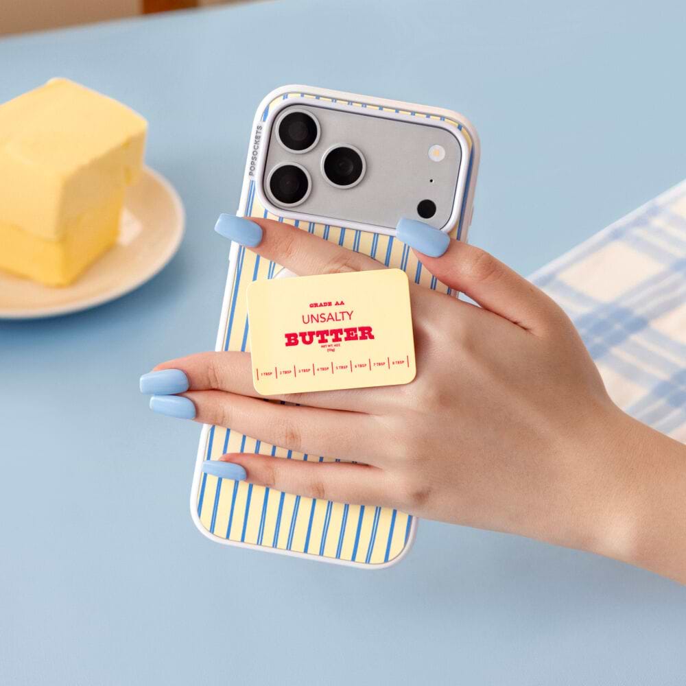 Butter Stripes — iPhone 16 Plus MagSafe Case - US 57486